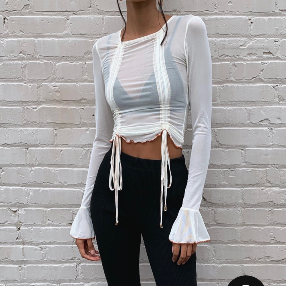 Princess Polly Mesh long sleeve top